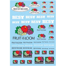 Check spelling or type a new query. Mitoos Fruit Of The Loom Decals M556