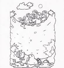 Joseph Sold Into Slavery Coloring Pages Joseph Bible Crafts Joseph Dreams Bible Coloring Pages