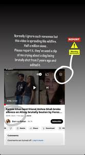 Ushna Shah calls out YouTube channel for posting a fake video