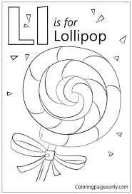 All favorite babies from all series of toys! Letter L Is For Lollipop Coloring Pages Alphabet Coloring Pages Free Printable Coloring Pages Online