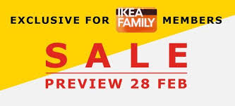 Find us at ikea cheras @ mytown shopping centre no. Ikea Family Members Sale 28 February 2018 11 March 2018