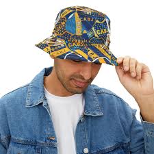 Bucket Hat Boca Juniors, Argentine Soccer Team Beanie, La Boca Barracas
