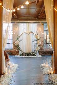 20 Winter Ceremony Arches And Backdrops Wedding Ceremony Decorations Wedding Ceremony Decorations Indoor Indoor Wedding Ceremonies