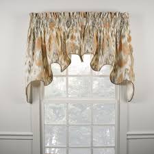 A collection of starfish and shells adorn the face of this decorative valance. Ellis Curtain Terlina Coral Duchess Valance Overstock 11367742