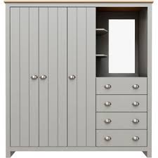 Driftwood distressed white 2 drawer wardrobe kingston. Wardrobes Bedroom Furniture The Range