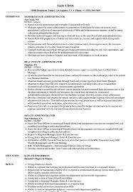 Ag world support systems 4.1. Estate Administrator Resume Samples Velvet Jobs