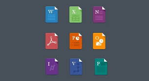 Office File Icons Office Icon Office Files Flat Design Icons