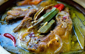 The fish is cooked in tamarind and chili soup, it has tangy, spicy and slightly sweet taste. Ikan Tenggiri Masak Asam Cuka Chef Home