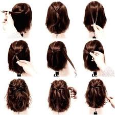 Shaggy bob haircuts and layered bob hairstyles are among the absolute favorites. Wedding Hairstyles Half Up Half Down Short Hair Bobs Fast And Easy Hairstyles No Time Newhairstyleswoman Com Hair Styles Medium Hair Styles Short Hair Styles