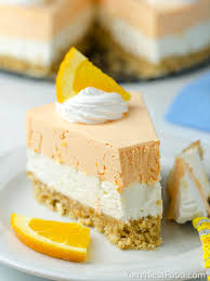 No Bake Summer Orange Creamsicle Cheesecake Recipe Recipe Orange Creamsicle Cheesecake Recipe Desserts Cheesecake Recipes
