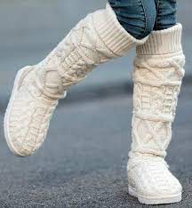 Women's chenille knit bootie slippers cute plush fleece memory foam house shoes. Pin On Boots Boots Boots