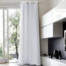 Victoria M Aurora Verdunkelungsvorhang Blickdicht Thermovorhang Osenvorhang 140 X 245cm Silber Weiss Vorhange Verdunkelungsvorhang Wohnzimmer Weiss