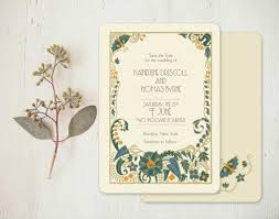 Wedding Invitations Wedding Invitation Set Art Deco Wedding Invitations Tro In 2020 Art Nouveau Wedding Invitation Art Deco Wedding Invitations Art Nouveau Weddings