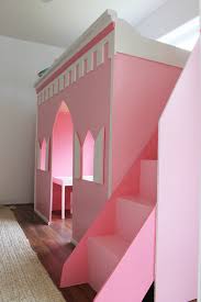 This week i built thuma style castle joint modern platform queen size bed out of 2x4's at a fraction of the cost it would take to buy this. Remodelaholic How To Build A Princess Castle Loft Bed