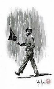 Dancing In The Rain Drawing Gene Kelly 41 Ideas Gene Kelly Dancing In The Rain Rain Photography
