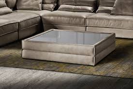 You can also choose among the black or brown square table or white one. Contemporary Coffee Table Opera Lof S Interior Glass Bronze Leather