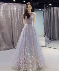 Elegant Tulle A Line Fairy Prom Dress With Flower Long Prom Dresses By Fancygirldress 166 50 Usd Fairy Prom Dress Light Blue Prom Dress Prom Dresses Long