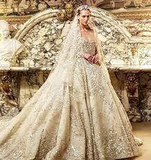 Couturenotebook On Instagram Golden Girl The Zuhairmurad Bride Photo Luxartasia Gold Wedding Dress Wedding Dresses Zuhair Murad Bridal Dresses