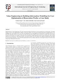 He claimed that renovation packages were only for basic floor tiling but the house buyers had to pay between rm30,000 and rm50,000 extra for these packages. Pdf Value Engineering In Building Information Modelling For Cost Optimization Of Renovation Works A Case Study
