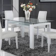 Check spelling or type a new query. Global Furniture Frosted Glass Dining Table With White Legs 63x36x30 Inch White Walmart Com Walmart Com