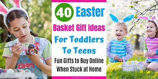 As fun as they are to make, it's not always easy deciding what to put in your child's basket. 40 Easter Basket Ideas For Kids From Toddlers To Teens Happy Mom Hacks