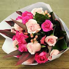 (see about for suburbs, delivery options are listed at checkout) please put delivery date & card message in the notes section once added to cart. Pink Rose Berry Flower Bouquet Flowers For Everyone