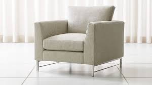Tyson Chair With Stainless Steel Base Crate And Barrel Side Chairs Living Room Comfy Living Room Furniture Cheap Folding Chairs