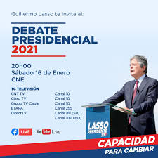 May 30, 2021 · debate presidencial en arequipa: Guillermo Lasso Hoy Los Espero En El Debate Presidencial Facebook