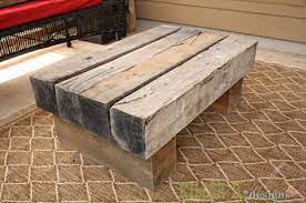 Then check out this cool new flatcar coffee table (no. Reclaimed Railroad Tie Outdoor Coffee Table Durmientes De Madera Estanterias Hechas Con Pales Mesas De Cafe