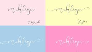 Mahligai script is a beautiful modern script font typeface , this script will look gorgeous on all your designs, wedding invites, branding materials. Mahligai Script Fontesk