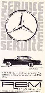 Maybe you would like to learn more about one of these? 1965 Rbm Of Atlanta Inc Mercedes Benz Dealership Atlanta Georgia Merc Benz Mercedes Benz Amg Benz