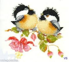 Fuchsia Chick Chat By Valerie Pfeiffer Harmonies Cross
