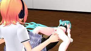 お仕置き的な】リンちゃんに電気あんまされたり色々やらされるミクさん ～前編～ 【punish】Miku being punished by Rin  ～Prequel～｜俺の3Dエロ動画
