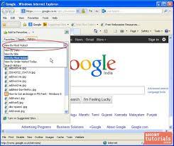 How To View Browsing History In Internet Explorer (Ie) Browser