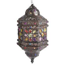 Caravan Gem Hanging Lantern Hanging Lanterns Lanterns Solar Fairy Lights