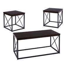 However please check more details at the most trusted online store we provided by clicking best price or more information. Fivegiven 3 Piece Coffee Table Set Modern Industrial For Living Room Black Walnut Buy Online In Andorra At Andorra Desertcart Com Productid 79797146