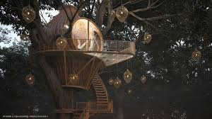 Unreal + fbx obj oth. Luxury Tree House Ronen Bekerman 3d Architectural Visualization Rendering Blog