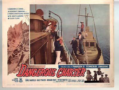 Lobby Card: Dangerous Charter-Chris Warfield-Sally Fraser-Dick  Foote-11x14-Co... | eBay