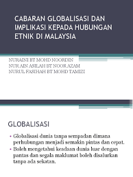 Magnitud toleransi dan urbanisasi dalam kalangan pelajar pelbagai etnik: Cabaran Globalisasi Dan Implikasi Kepada Hubungan Etnik Di