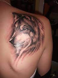 90 Wolf Tattoo Designs Cuded Girl Shoulder Tattoos Wolf Tattoo Designs Black Tattoos