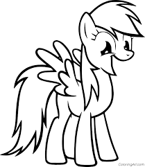 More cartoon characters coloring pages. Rainbow Dash Coloring Pages Coloringall