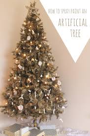How To Spray Paint An Artificial Christmas Tree Kojodesigns