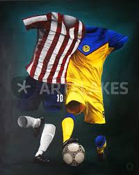 Tv channel, live stream, team news and preview . Chivas Vs Aguilas Painting Art Prints And Posters By Betirri Artflakes Com