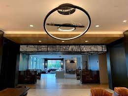 Linear Cove Lighting Help Illuminate The Common Area In This Luxury Downtown Rochester Ny Apartment W Apartment Lighting Linear Lighting Commercial Lighting