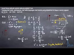 Akibatnya, permukaan cermin mampu memantulkan cahaya sehingga dapat membentuk bayangan benda. Contoh Soal Rumus Cermin Cekung 1 Youtube