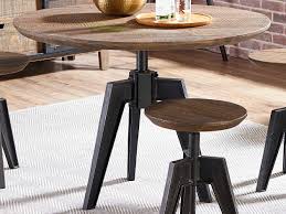 Check spelling or type a new query. World Interiors Dakota Weathered Teak Black Rubbed 42 Wide Round Dining Table Witzwcrrd42bstf