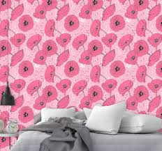 Hier finden sie eine übersicht über unsere leistungen und angebote. Blumentapete Blumen In Gedampftem Rosa Tenstickers