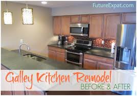 galley kitchen remodel  before & after
