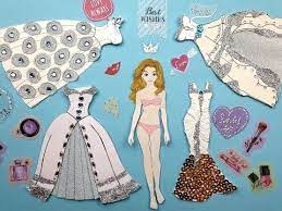 Diy Quiet Book Paper Doll Papercraft Wedding Dress Collection Which One Is The Best Dress Youtube Paper Dolls Paper Crafts Quiet Book