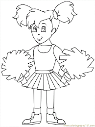 New free coloring pages browse, print & color our latest. Coloring Pictures Of Cheerleaders Coloring Home